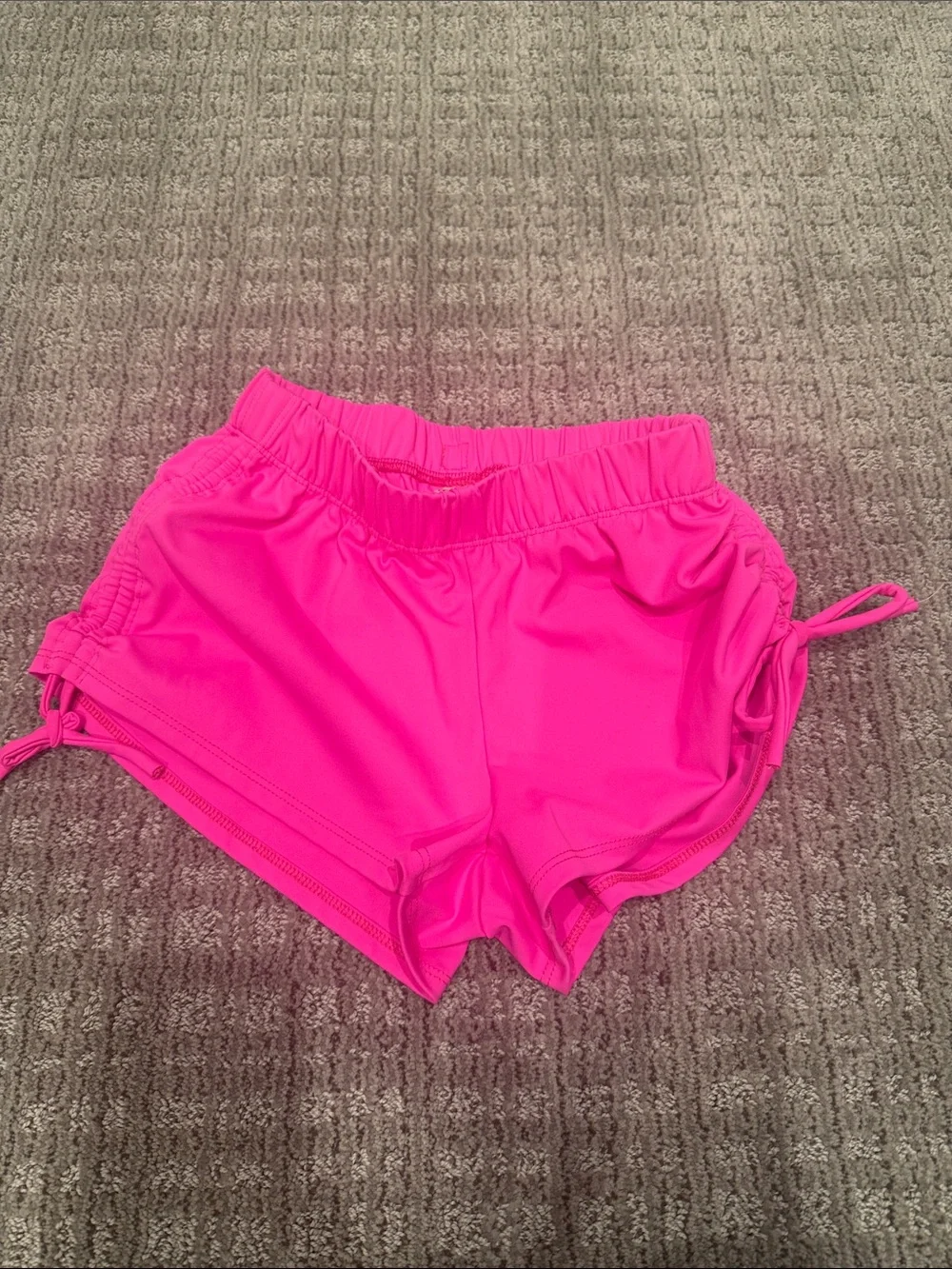Kids  Pink Active Shorts